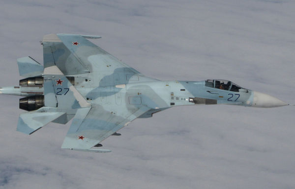 Российский Су-27 перехватил американский бомбардировщик В-52 над Балтийским морем