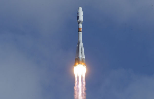 Запуск ракеты-носителя &amp-quot-Союз-2.1а&amp-quot- 