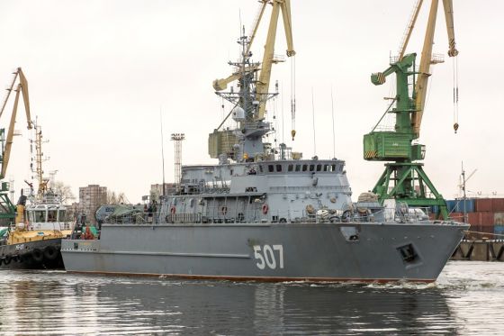 На СНСЗ завершена сборка корпуса корабля противоминной обороны "Иван Антонов"