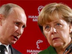 Путин поздравил Меркель с 60-летием
