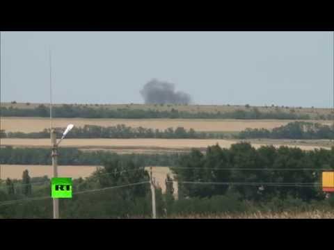 Из-за обстрелов со стороны Украины в Ростовской области горят поля
