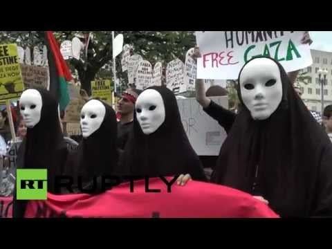 В США прошли акции протеста против агрессии Израиля в Газе