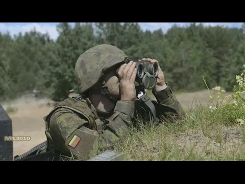 Датские войска на учениях в Литве / НАТО