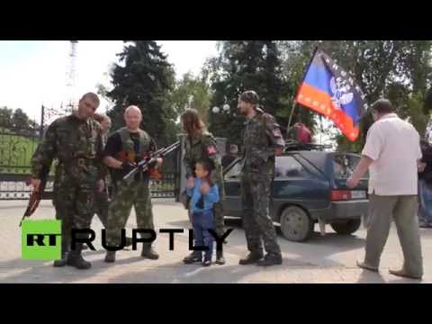 В Донецке прошла панихида по жертвам артобстрелов