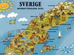 Карта середины XXI века: Швеция — в составе халифата