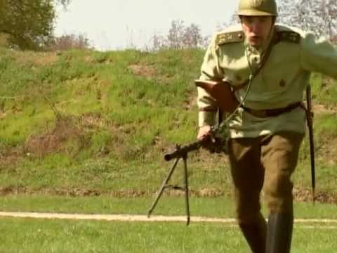  . Madsen light machine gun.