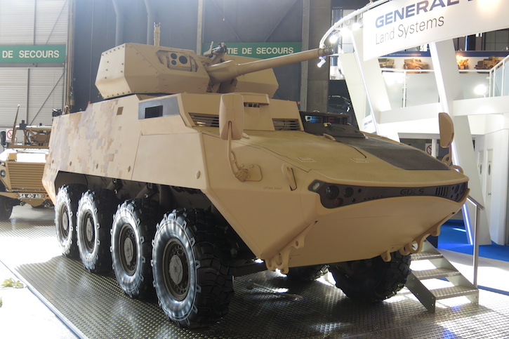 General Dynamics     Eurosatory    "LAV Demonstrator"