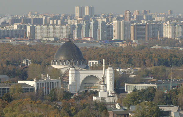 Вид на павильон "-Космос"- Вид на павильон "-Космос"-