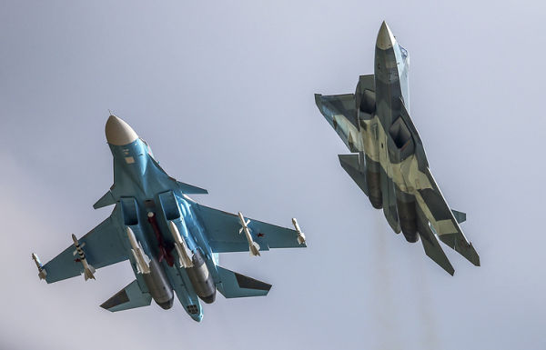 Су-34 и Т-50 Су-34 и Т-50